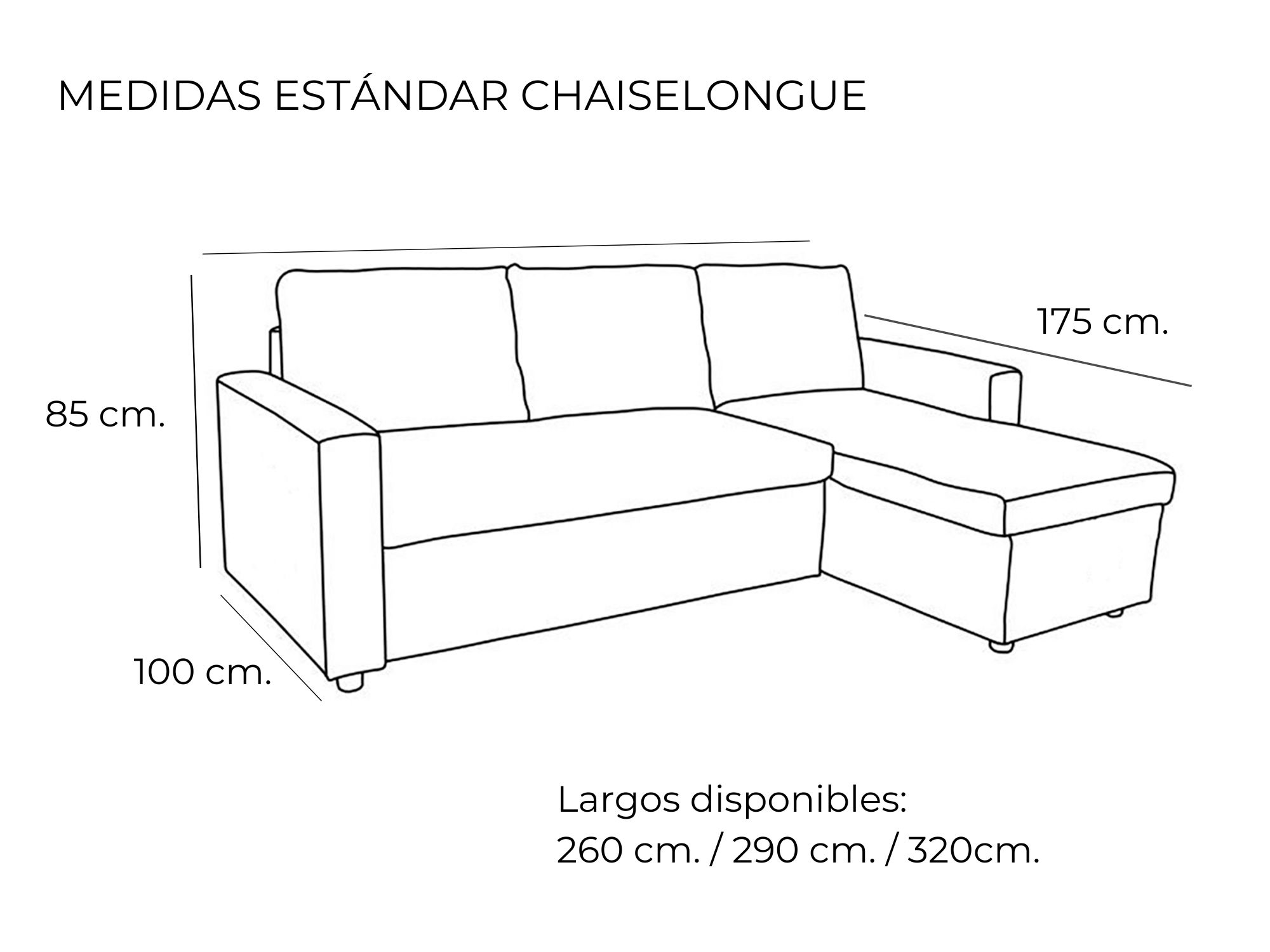 Sofá moderno de diseño Divani FEndy chaiselongue comprar online tienda